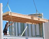 Engineered I Joist wood beams