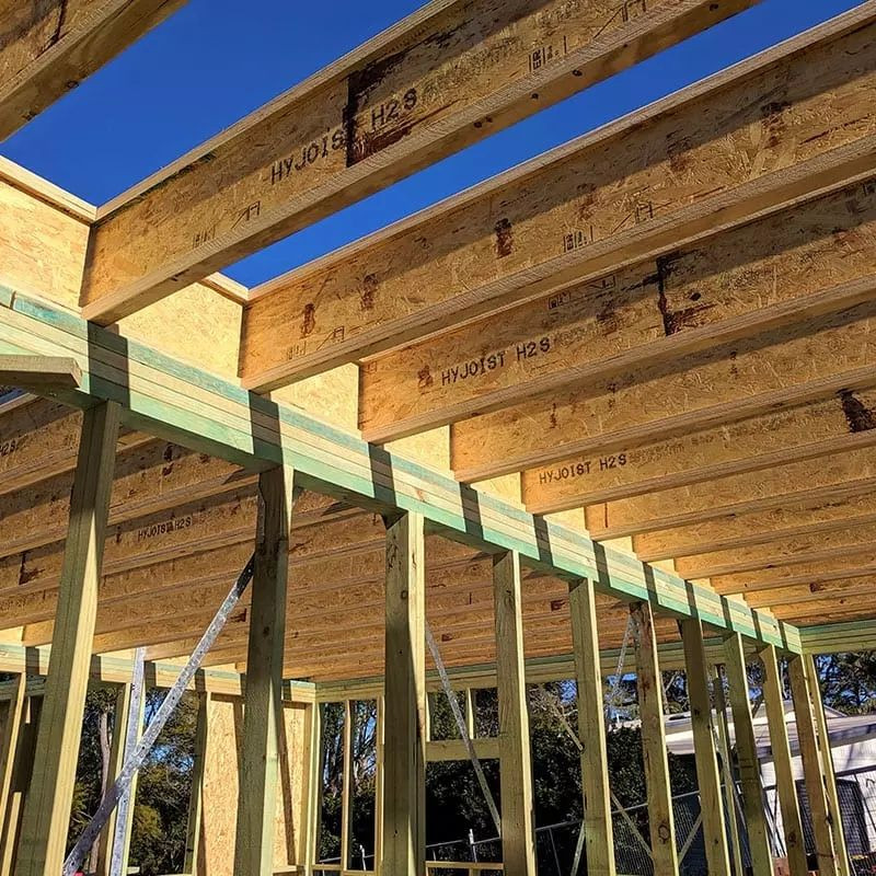 Wood i floor joist