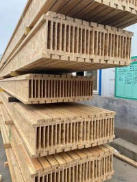 Engineered I Joist wood beams